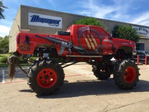 Monster Full Truck Wrap